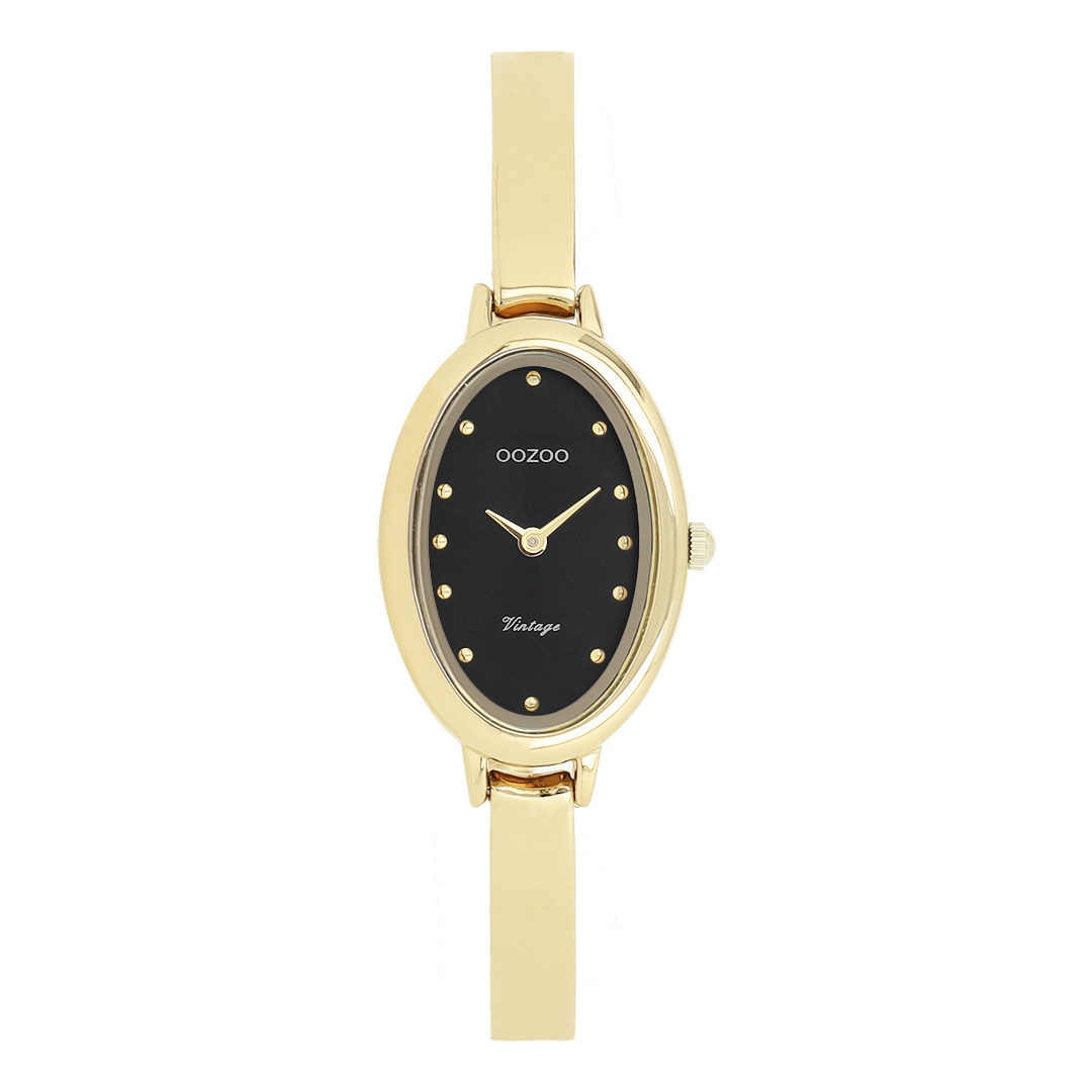 OOZOO Montre en couleur or avec jonc en couleur or - C20464
