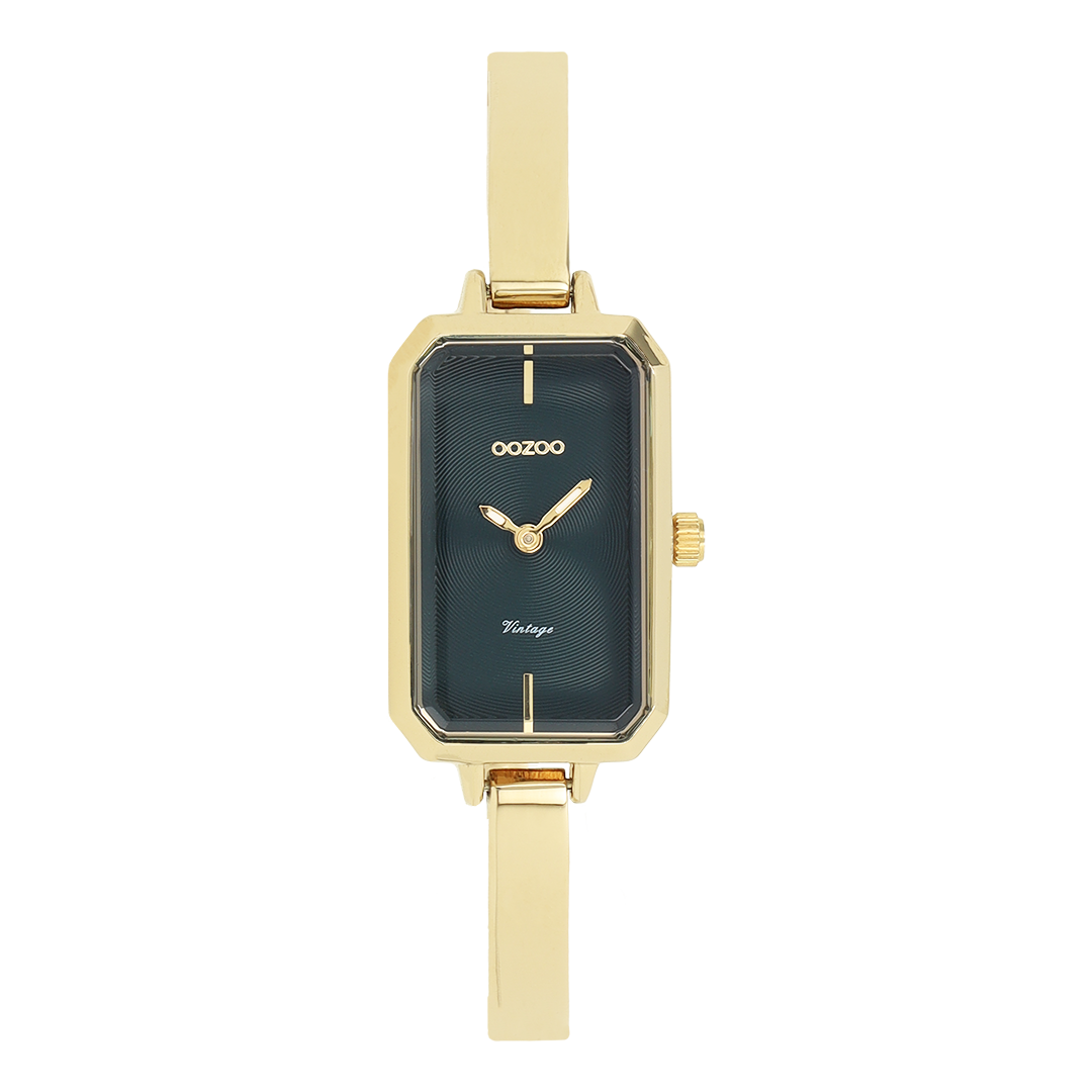 OOZOO Montre en couleur or avec jonc en couleur or - C20469